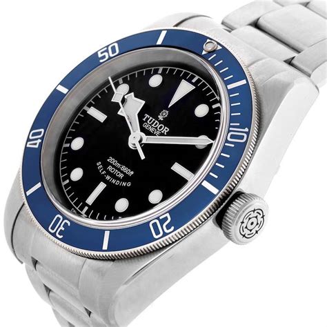 tudor black bay blue bezel